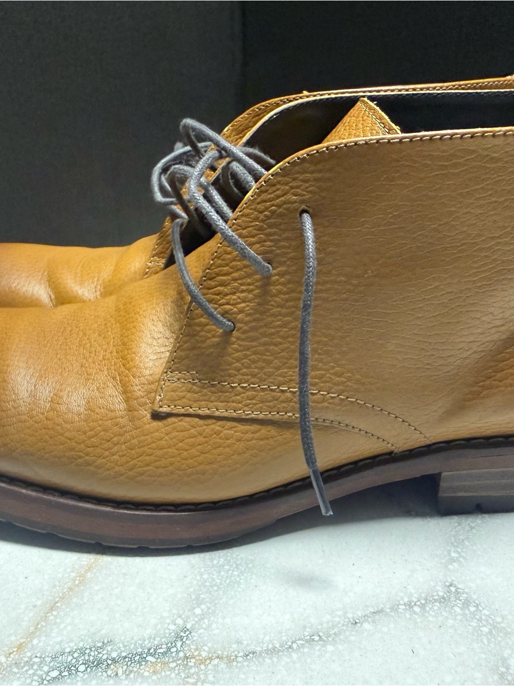 Mens Joseph Abboud Tan Leather Chukka Boots Size 11